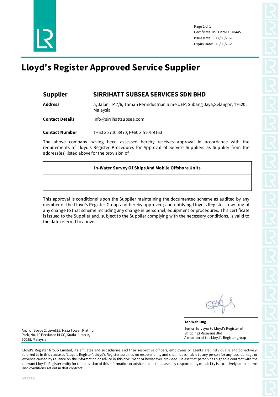 Lloyds certification
